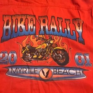 Bikers world M bike rally Myrtle Beach 2001 shirt